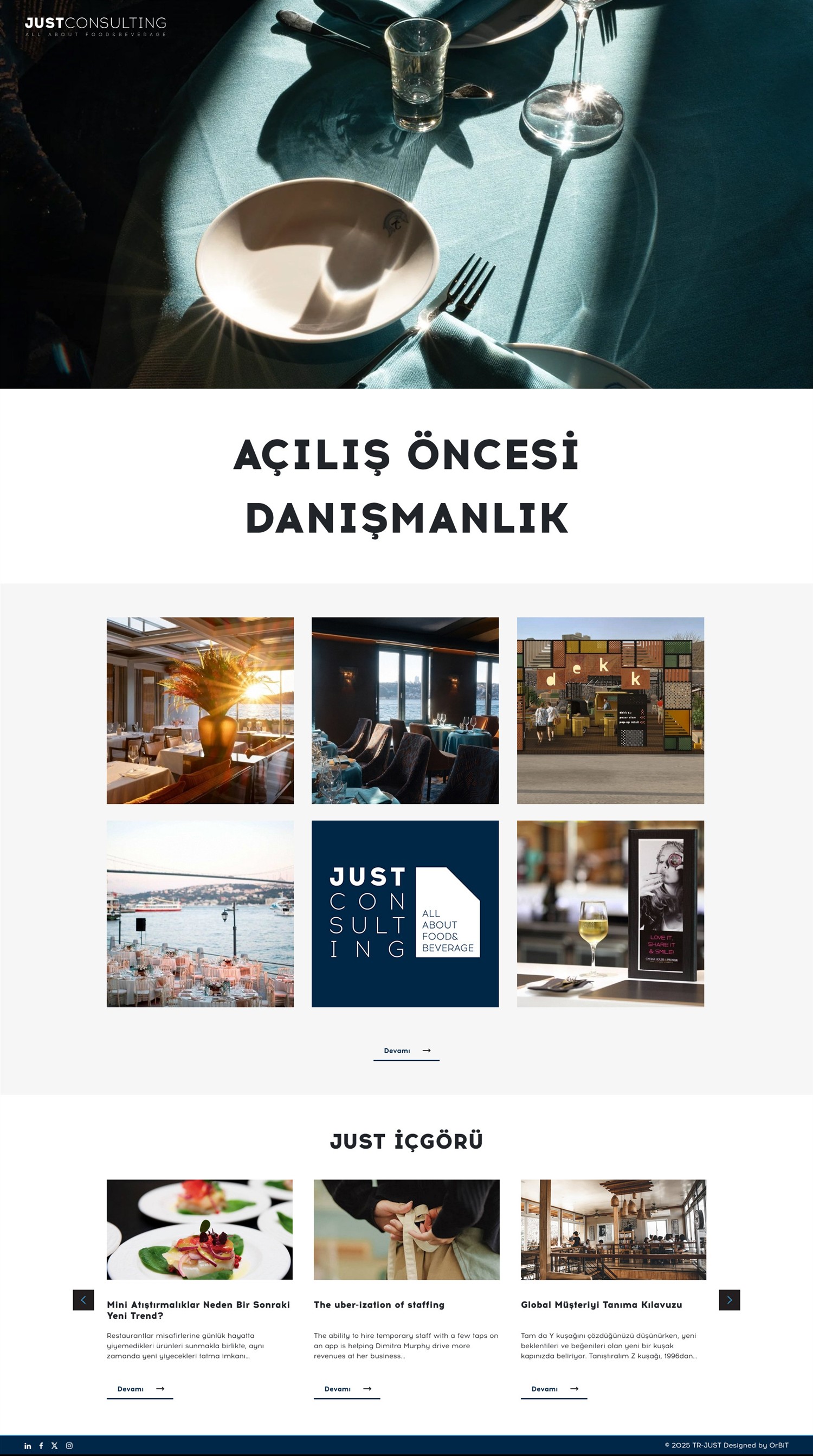 Just Yiyecek ve İçecek