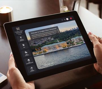 MOBİL UYGULAMA - ÇIRAĞAN PALACE KEMPINSKI TABLET MENÜ UYGULAMASI