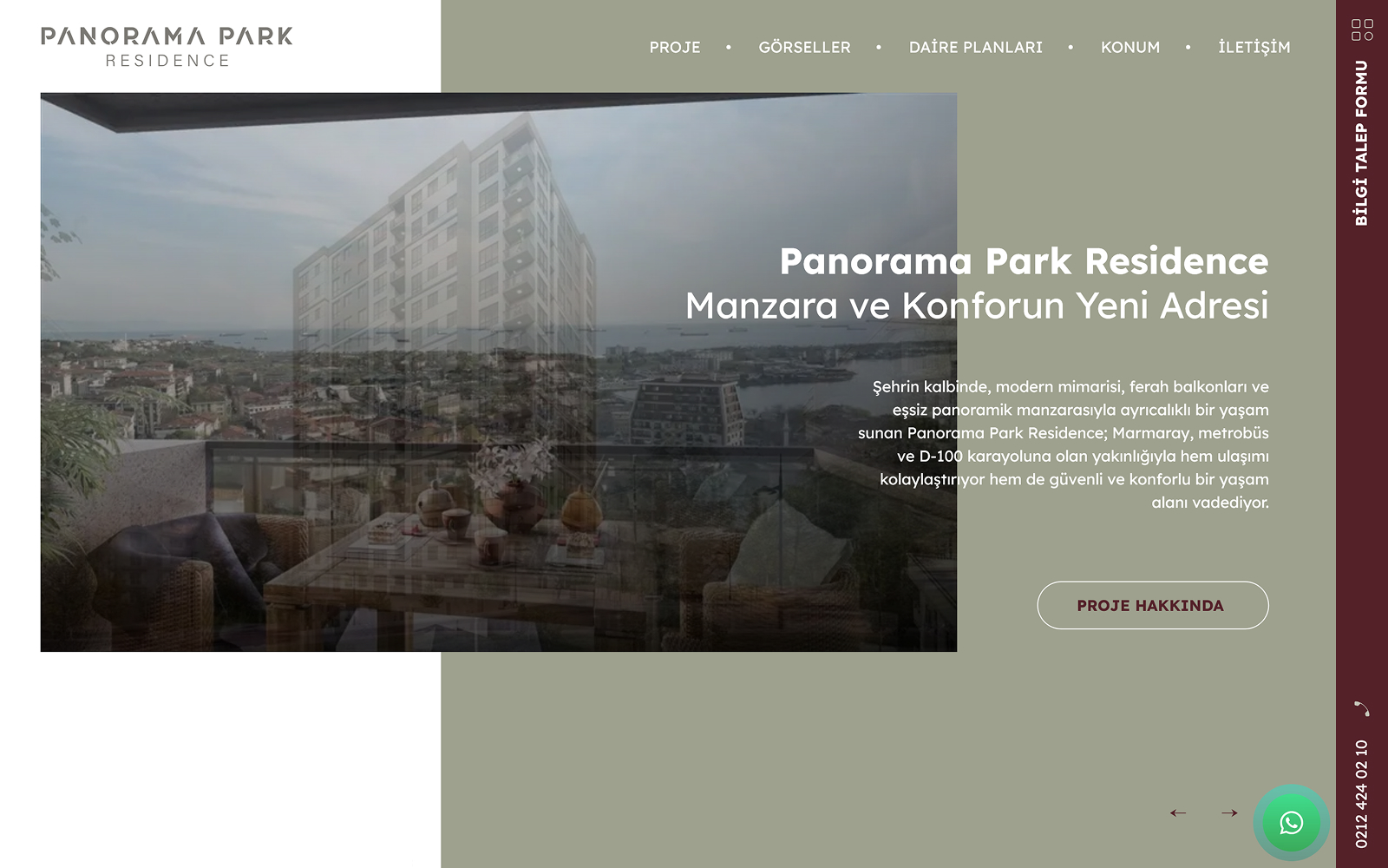Manzara ve Konforun Yeni Adresi