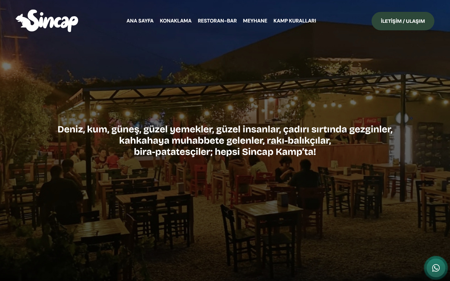 Deniz, kum, güneş, güzel yemekler, güzel insanlar; hepsi Sincap Kamp’ta!
